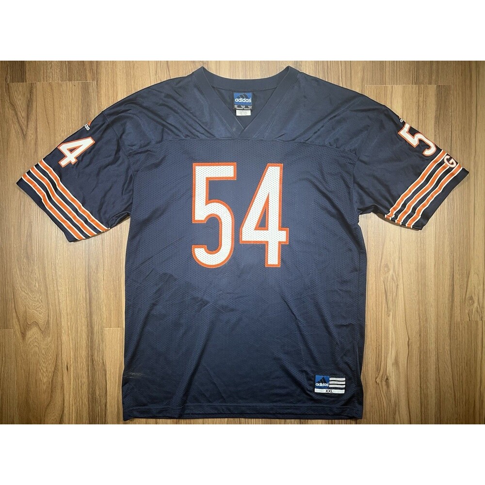 Vintage Adidas Men’s NFL Chicago Bears Brian Urlacher Jersey, XXL